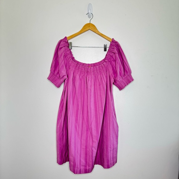 NWT Free People Pink Mila Mini Dress Size XL - Picture 2 of 9